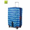 elastic waterproof clear protective custom luggage cover